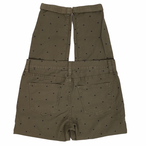 Current/Elliott The Easy Stiletto Olive Polka Dot Skinny Jeans - Picture 4 of 16